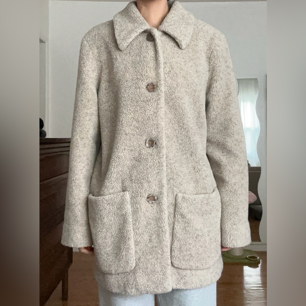 Cozy teddy coat